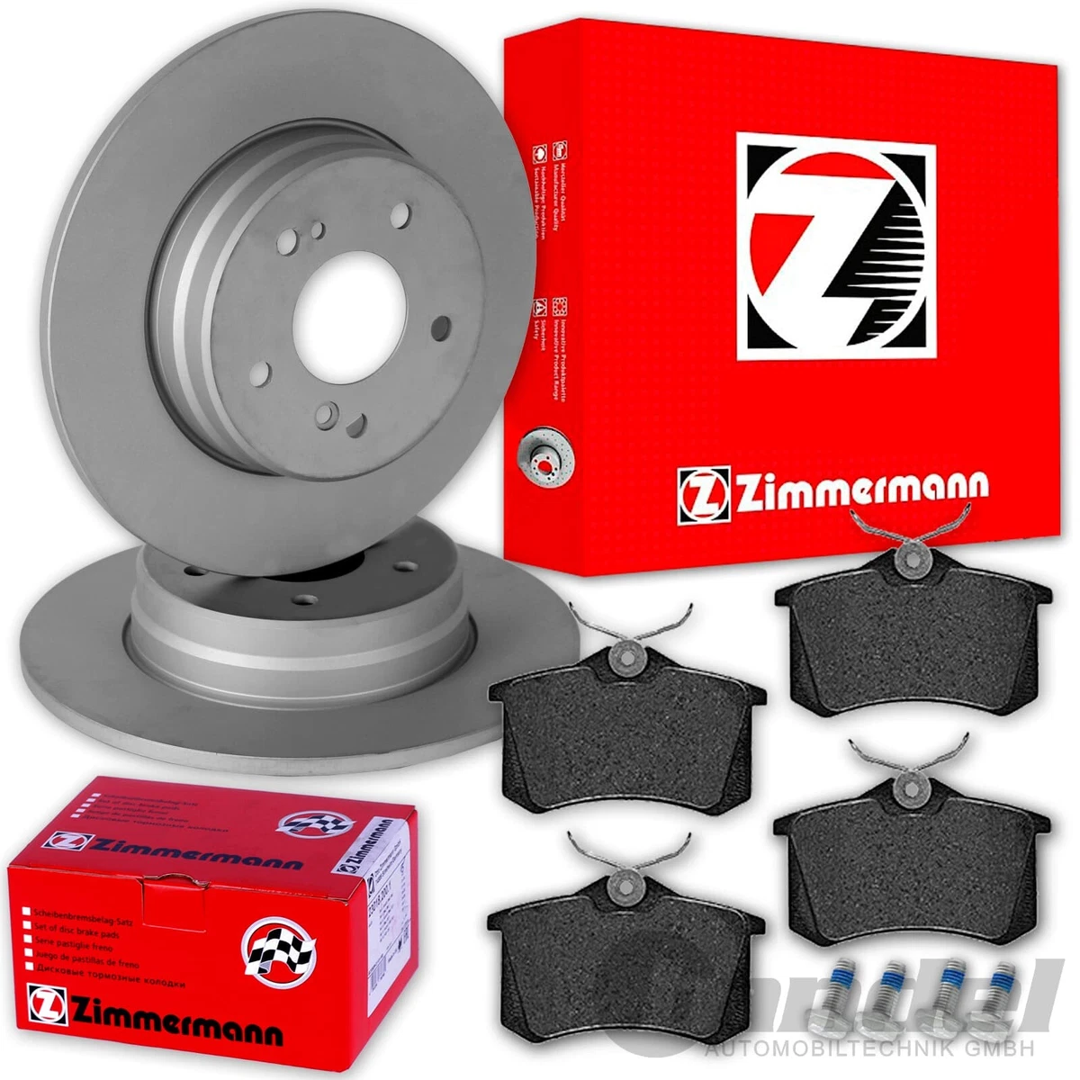 Гальмівні диски та колодки Zimmermann для PEUGEOT 307 SW (3H) 2.0 16V