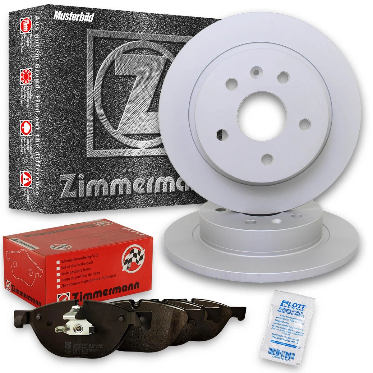 Гальмівні колодки та диски Zimmermann для AUDI Q3 (F3B) — найкращий вибір