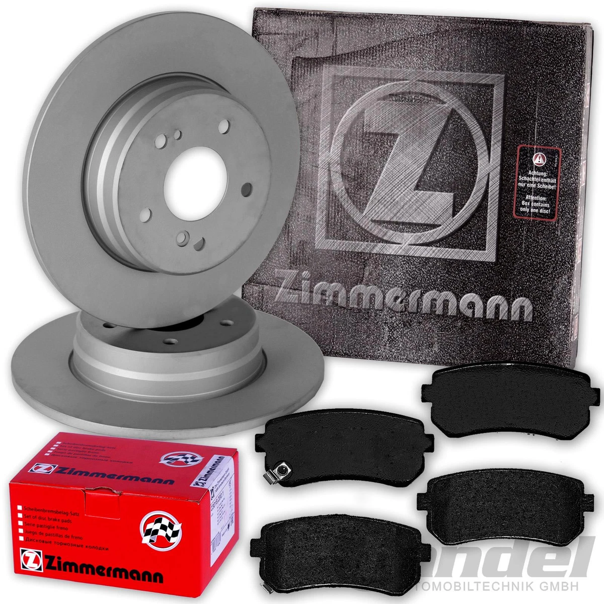 Гальмівні диски та колодки Zimmermann для AUDI A4 Avant (8K5, B8)