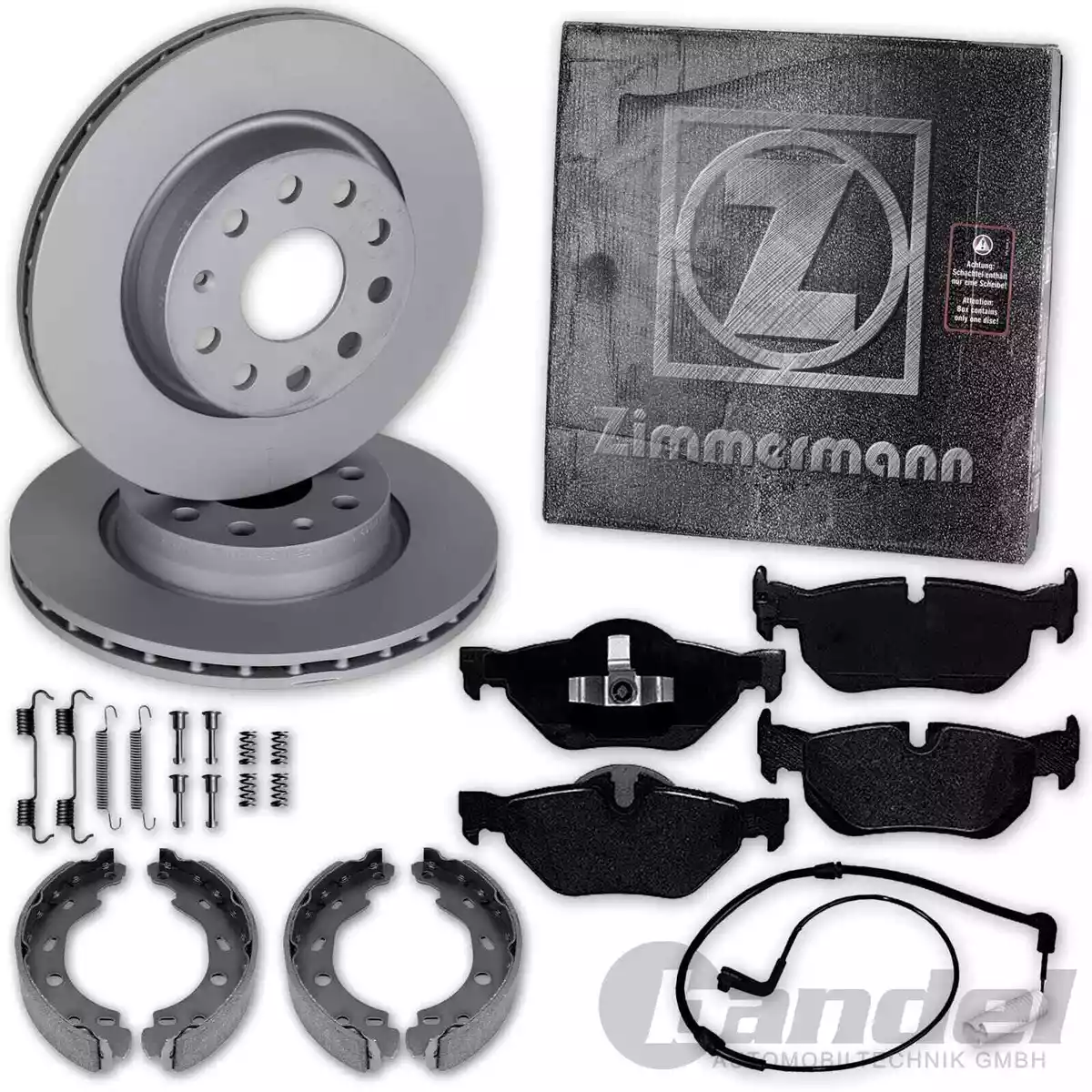 Гальмівні диски та колодки Zimmermann для BMW 5 Touring (F11